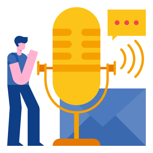 Voice message - Free communications icons