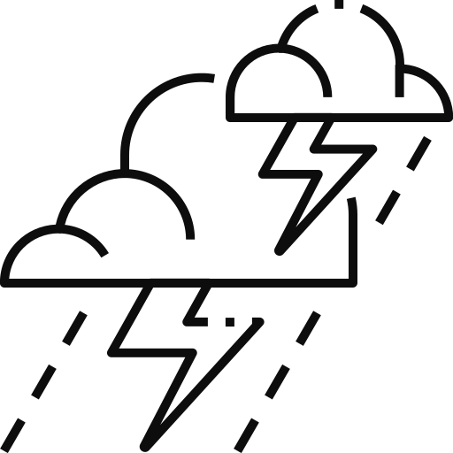 orage Icône gratuit orage Icône gratuit