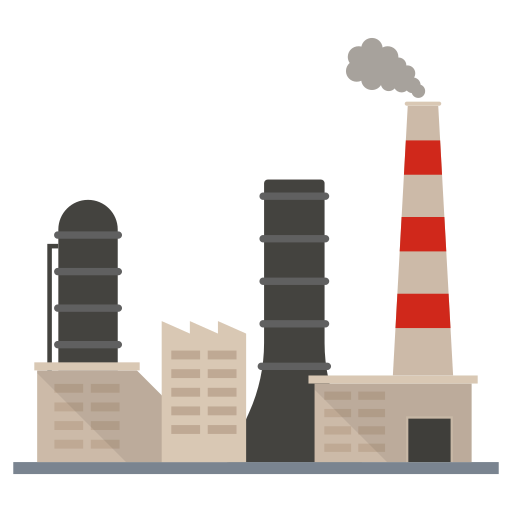 Factory plant Generic Flat icon