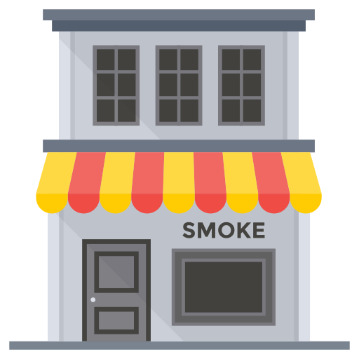 Área de fumadores icono gratis