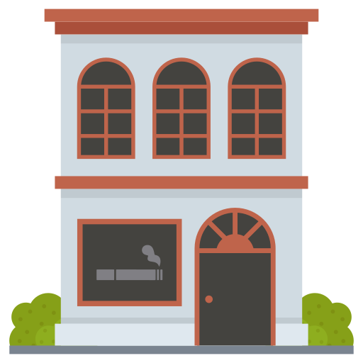 Área de fumadores icono gratis