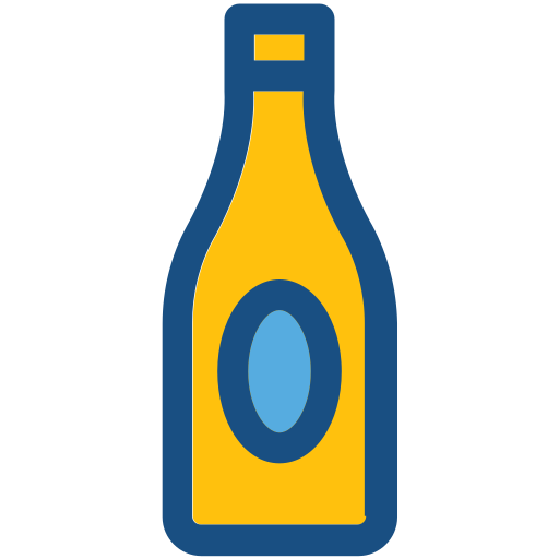 botella de vino icono gratis