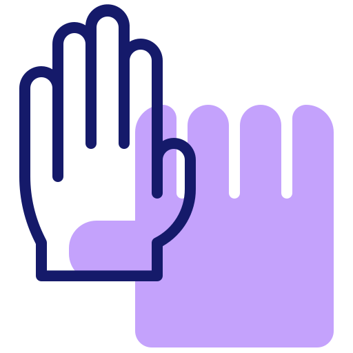 guantes icono gratis