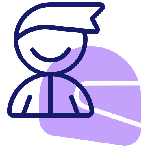 motociclista icono gratis