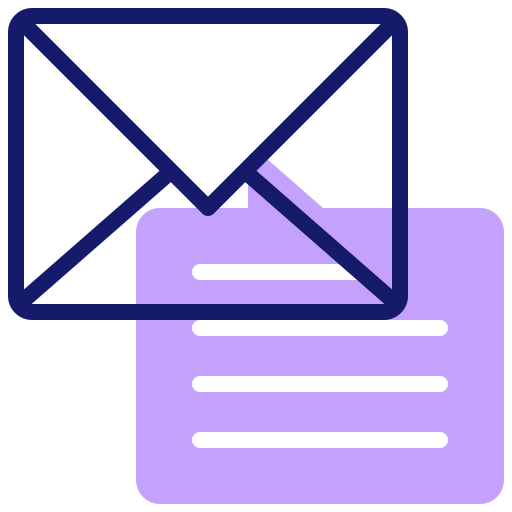 Email Inipagistudio Lineal Color icon