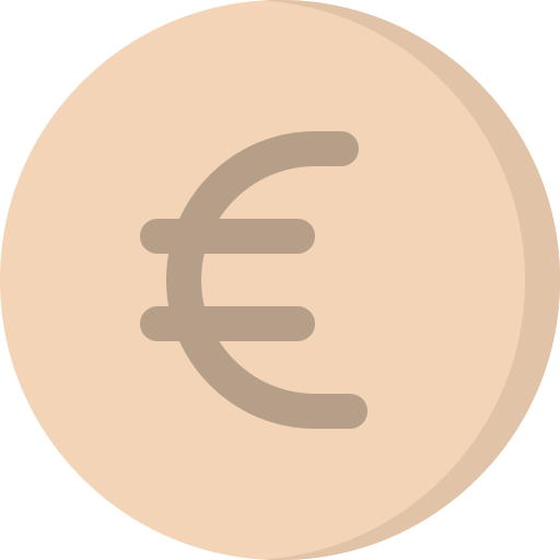 euro icono gratis