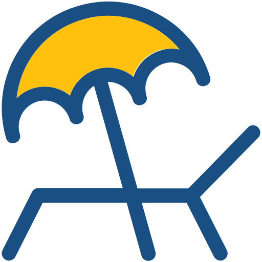 해변 의자 무료 아이콘 해변 의자 무료 아이콘