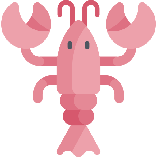 Lobster Kawaii Flat icon