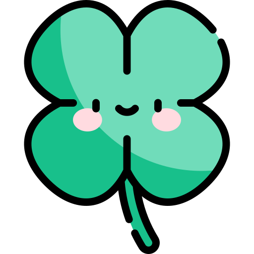 Clover Kawaii Lineal color icon