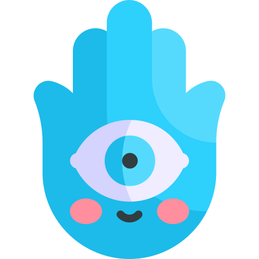 Hamsa Kawaii Flat icon