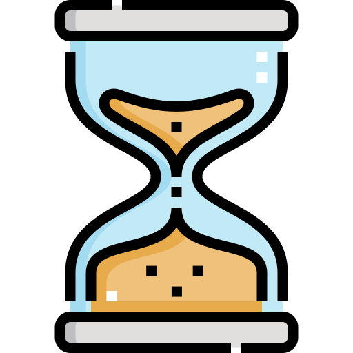 reloj de arena icono gratis