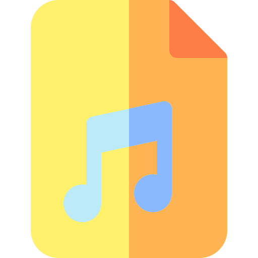 archivo de musica icono gratis