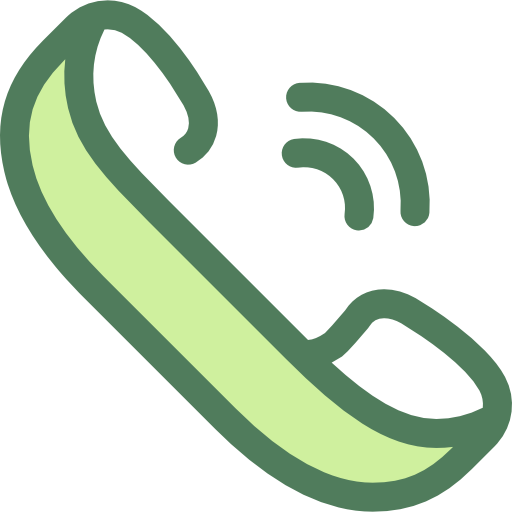 Telephone Monochrome Green icon