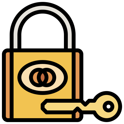 Padlock Surang Lineal Color icon