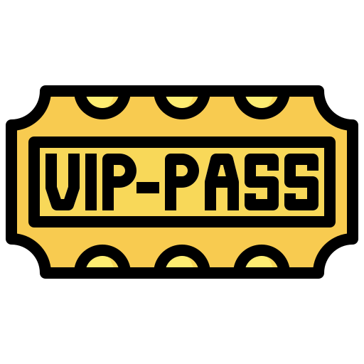 Vip Pass Surang Lineal Color Icon