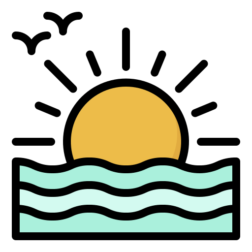 Sunrise Generic Outline Color icon