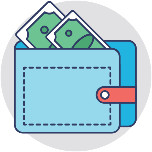 Wallet free icon