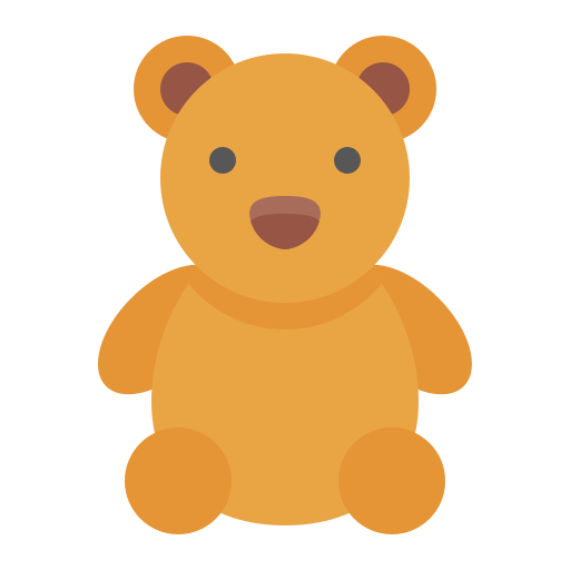 oso de peluche icono gratis