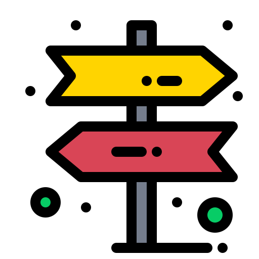 dirección icono gratis