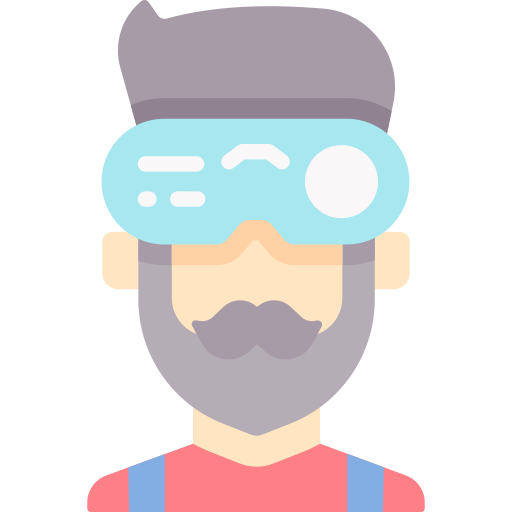 gafas de realidad virtual icono gratis