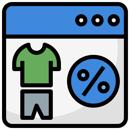 remise Icône gratuit