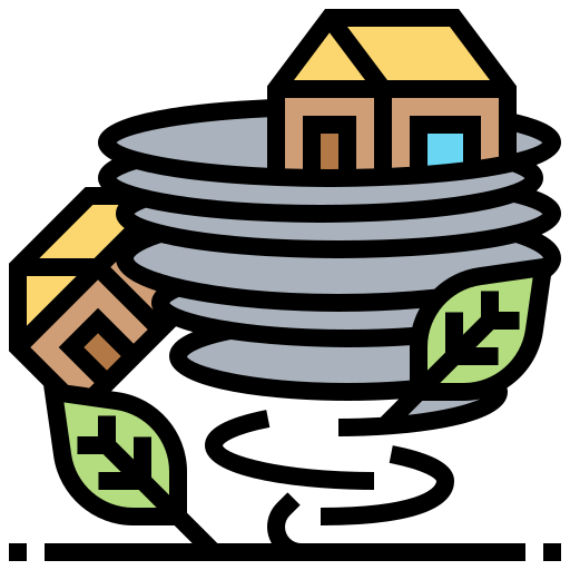 huracán icono gratis