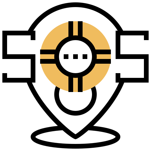 llamada de socorro icono gratis
