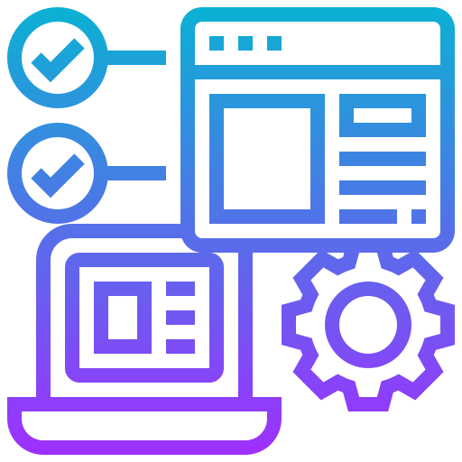 Landing page Meticulous Gradient icon