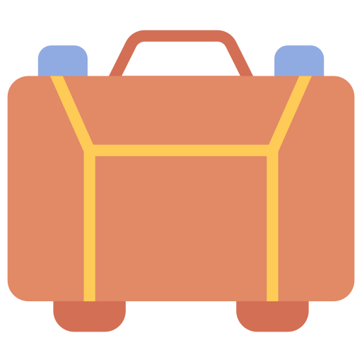 bolsa de viaje icono gratis