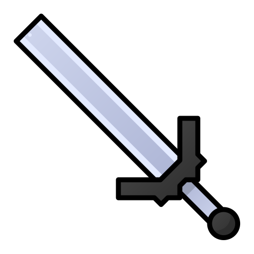 Sword Generic Outline Color icon