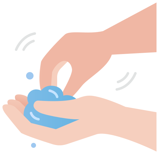 Hand washing Amethys Design Flat icon