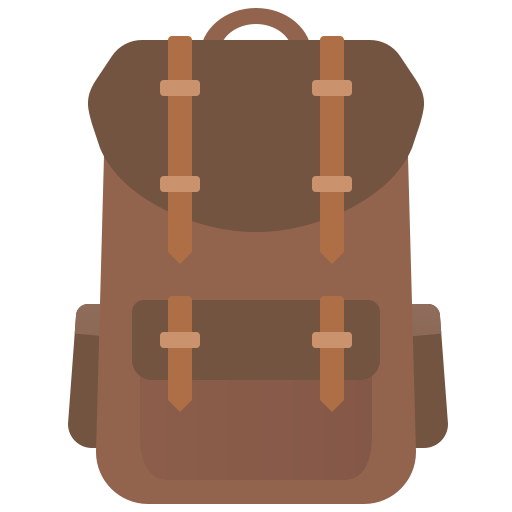 mochila icono gratis