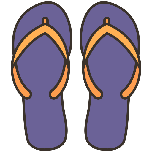 Flip flops Amethys Design Lineal Color icon