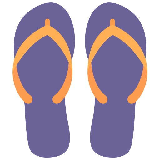 Flip flops Amethys Design Flat icon