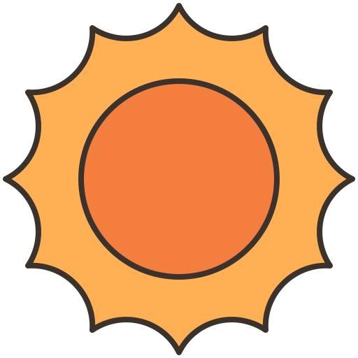 Sun Amethys Design Lineal Color icon