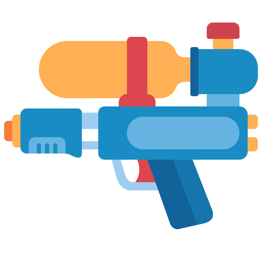 Water gun Amethys Design Flat icon