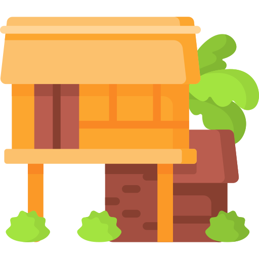 cabaña icono gratis