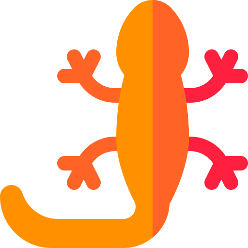 Gecko Basic Rounded Flat icon