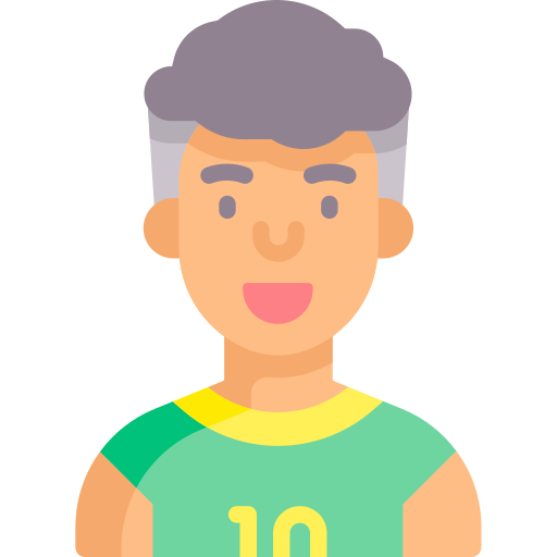 jugador de fútbol icono gratis