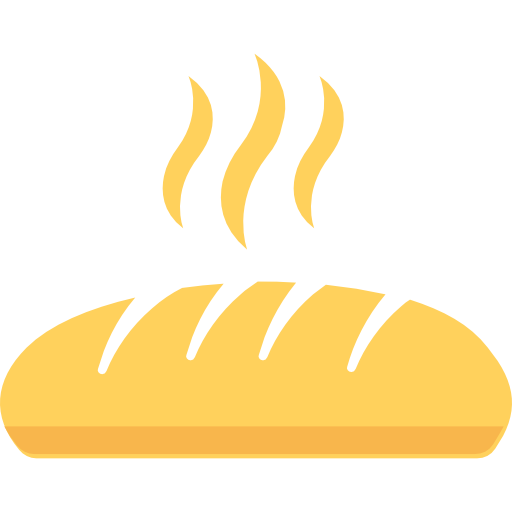 Bread Flat Color Flat icon