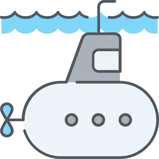 cute submarine clipart