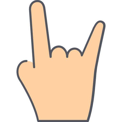 Hand gesture free icon