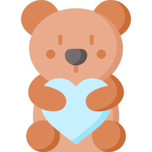 oso de peluche icono gratis