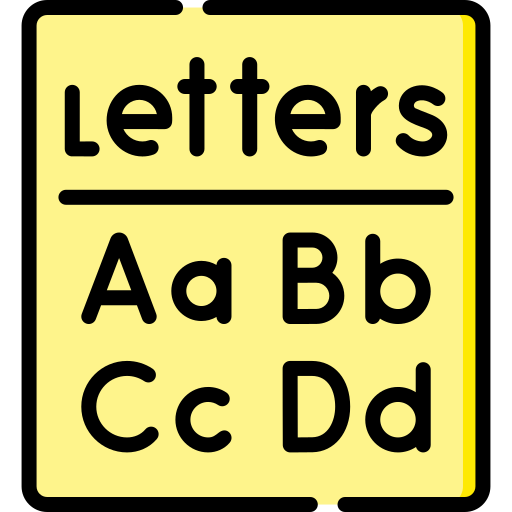 letras icono gratis