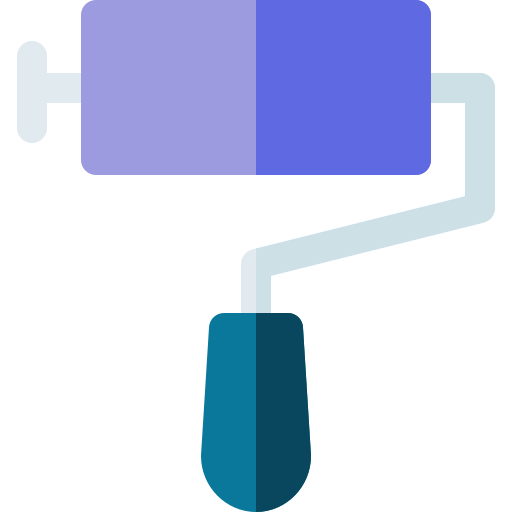 rouleau de peinture Icône gratuit rouleau de peinture Icône gratuit