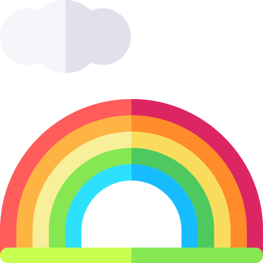 arco iris icono gratis