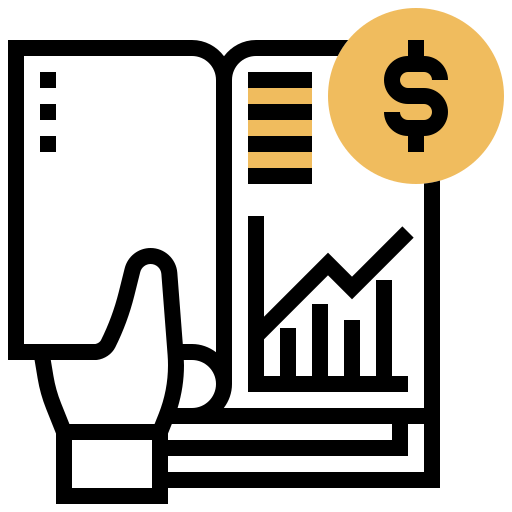 financiero icono gratis