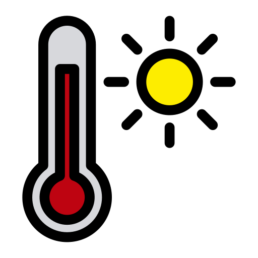 Hot weather Generic Outline Color icon