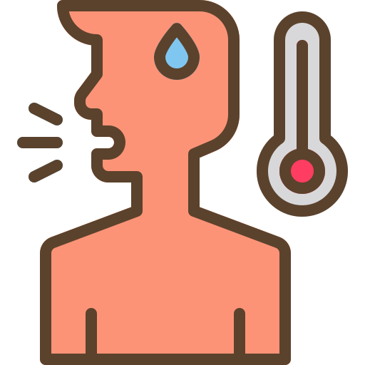 발열 무료 아이콘