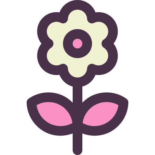 Flower Generic Outline Color icon